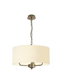 DK0971  Banyan 50cm 3 Light Pendant Champagne Gold, Ivory Pearl/White
